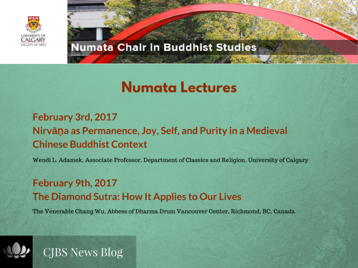 numata lectures university of calgary