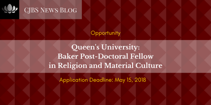 Queen's University_ Baker Post-Doctoral Fellow